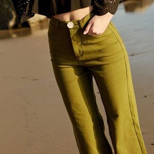 Whimsy & Row Flora Pant in Olive